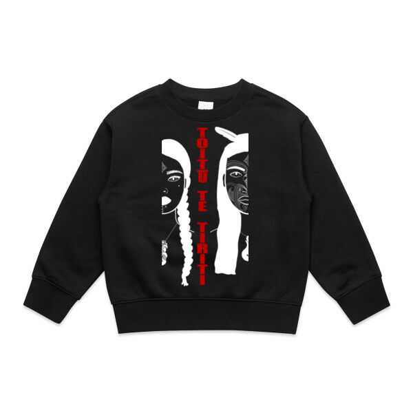 Toitu Kids Crew (2-6) Red Text Thumbnail