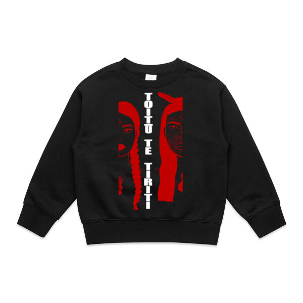 Toitu Kids Crew (2-6) White Text Thumbnail