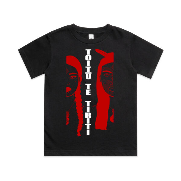 Toitu Kids Shirt (2-6) White Text Thumbnail