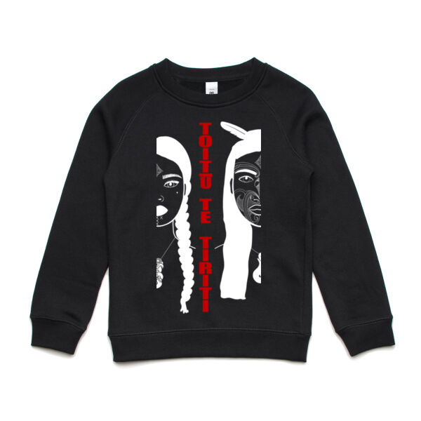 Toitu Youth Crew (8 - 16) Red Text Thumbnail