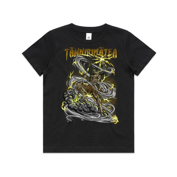 Tāwhirimātea Kids Tee (2-6) Thumbnail